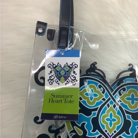 💚NWT💙Brighton Summer Heart Tote Sophia Collection - Picture 5 of 12